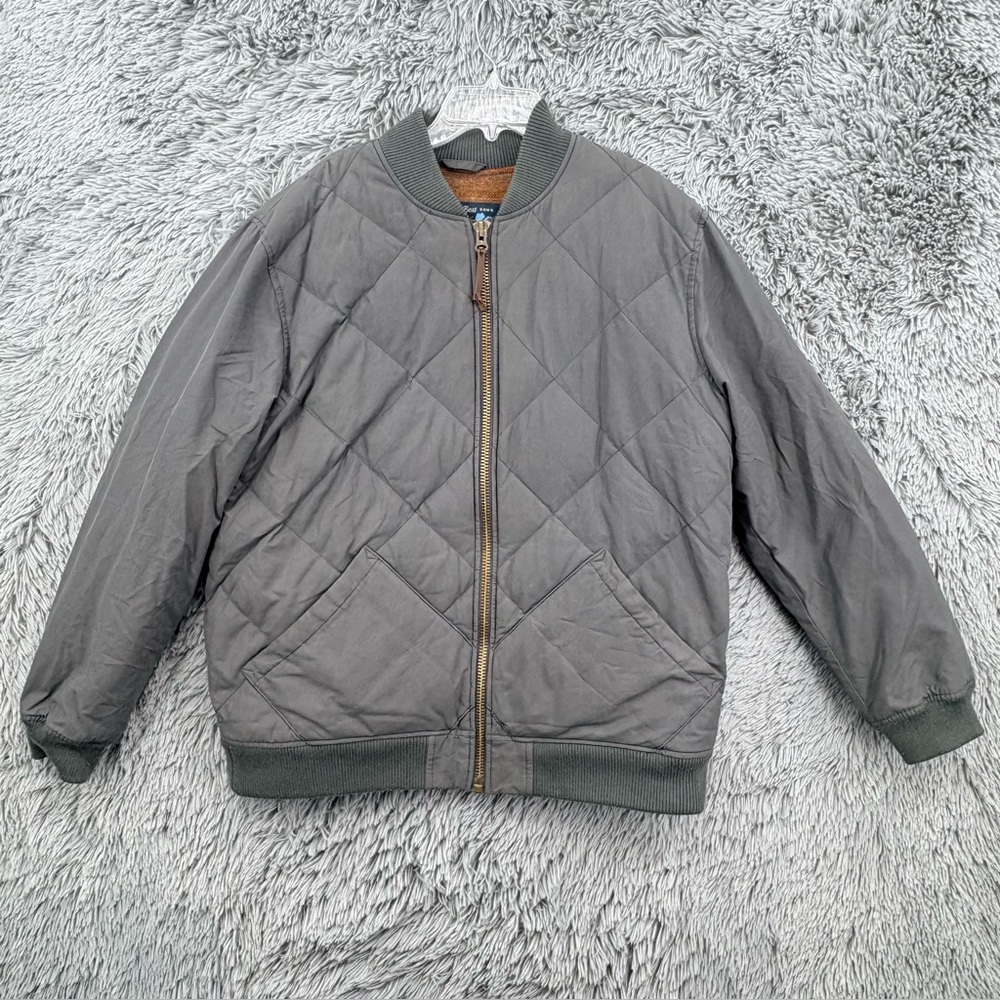 Eddie Bauer Huckberry Skyliner Down Jacket 1936 Bomber Down Core Coat Gray